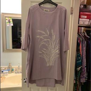 45% Linen, 55% Cotton;Pull On closure; Machinewash